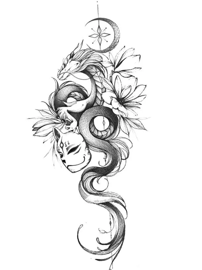 Fineline Drache